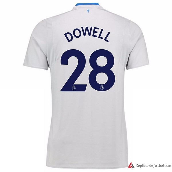 Camiseta Everton Segunda equipación Dowell 2017-2018